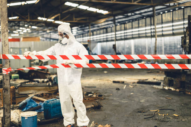 Professional Infectious Disease Decontamination technician working in Ione, CA